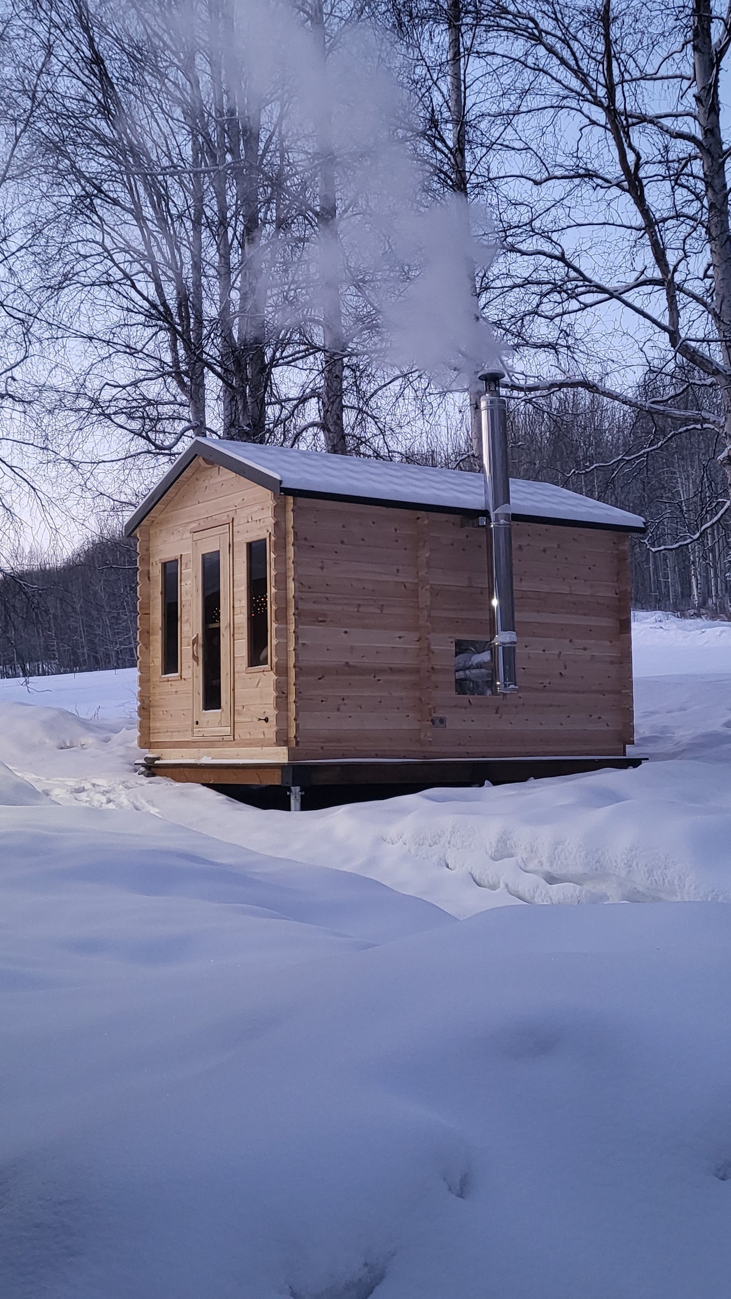 Georgian Cabin Sauna with Changeroom (Wood-Fired)