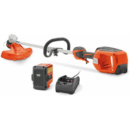 Husqvarna WeedEater 320iL Cordless String Trimmer with 4 Ah Battery and Charger, 16-Inch Straight Shaft Electric Weed Eater with Rapid Replace Trimmer Head for Seamless String Reloading, 970480104