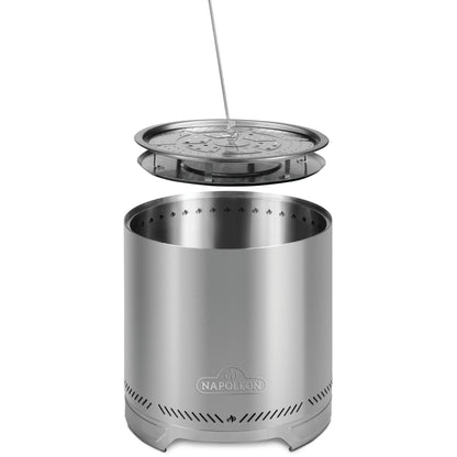 Timberwolf® Smokeless Fire Pit, 18-inch, Stainless Steel