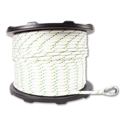 Portable Winch 1/2'' Double Braid Polyester Ropes with Eye Splice & Thimble