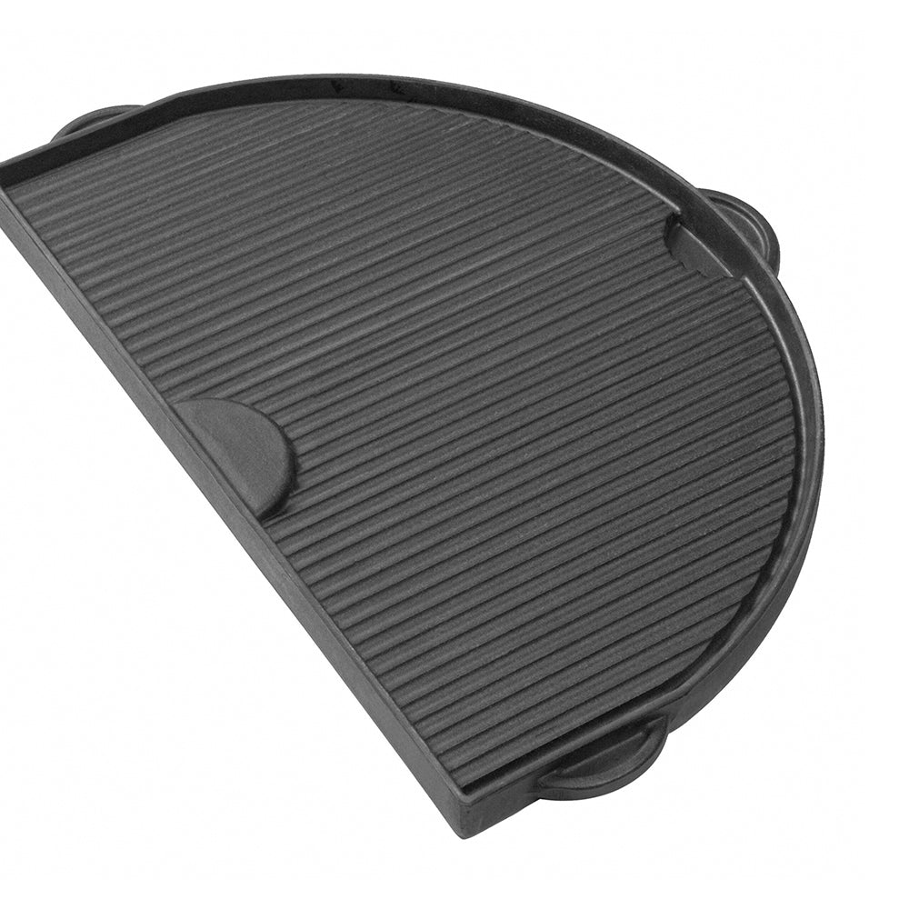 Primo Cast Iron Griddle, Flat and Grooved Sides, (1 piece)