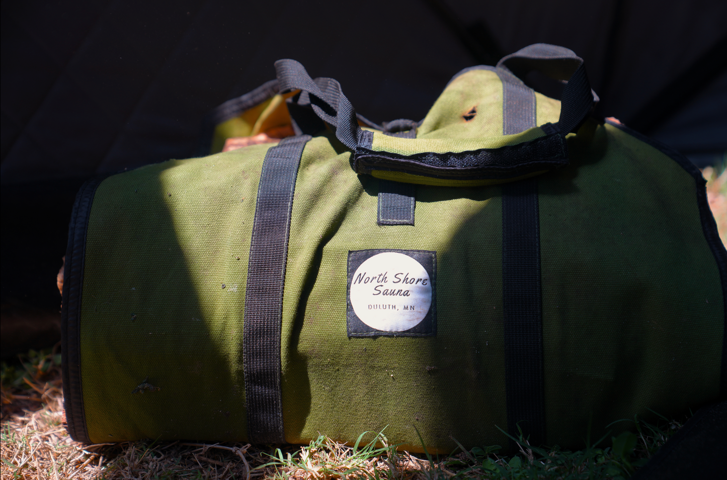 North Shore Sauna Firewood Carrying Bag