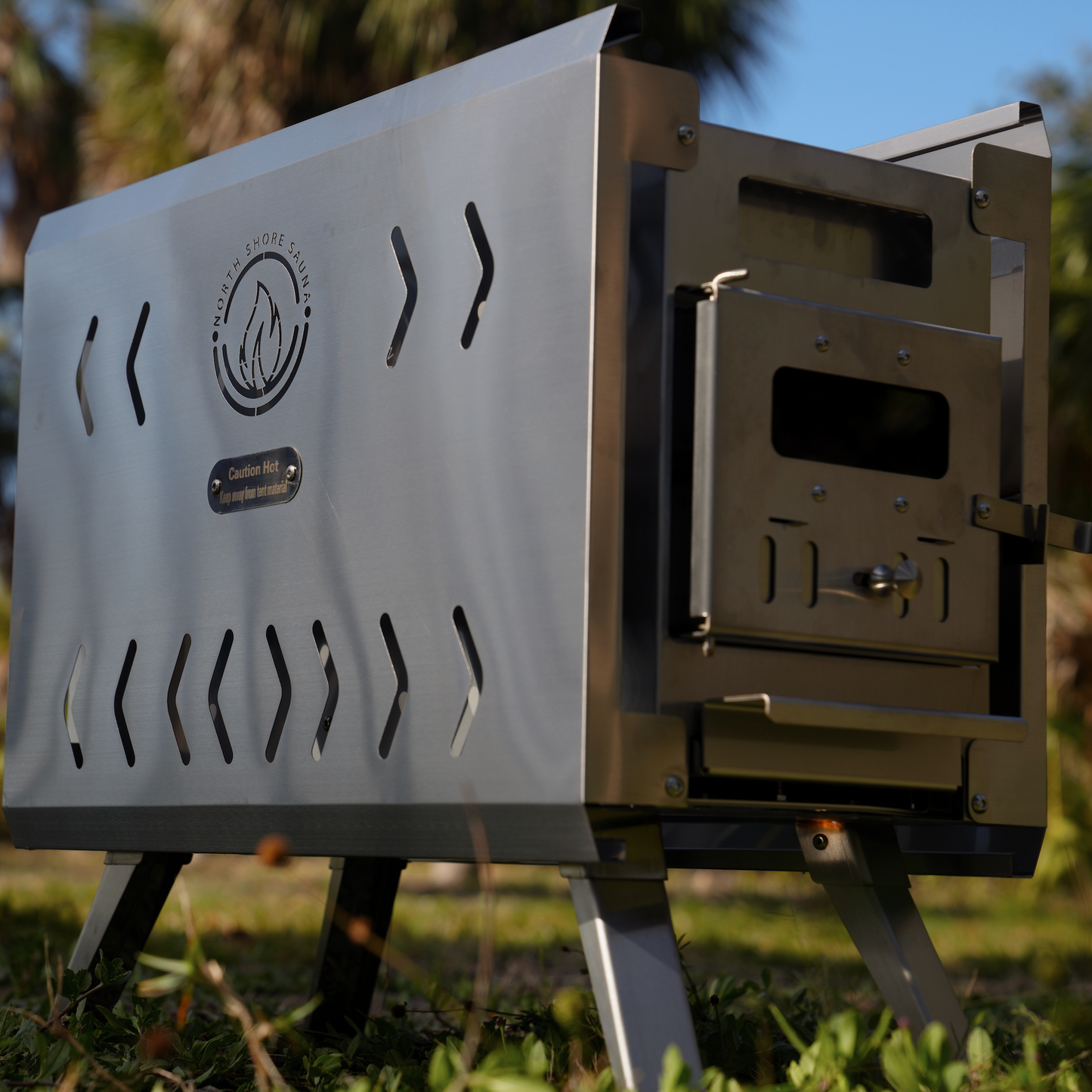 Mini Tent Sauna Stove | Wood-Fired