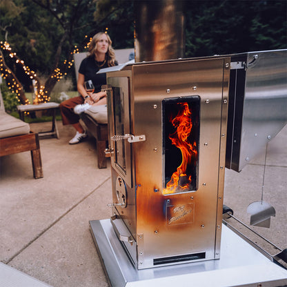 Timber Stoves Big Timber Heater, Outdoor Pellet Heater
