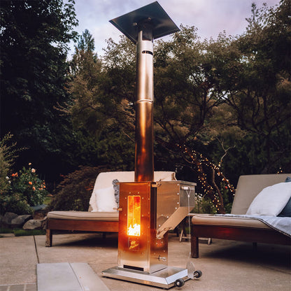 Timber Stoves Big Timber Heater, Outdoor Pellet Heater