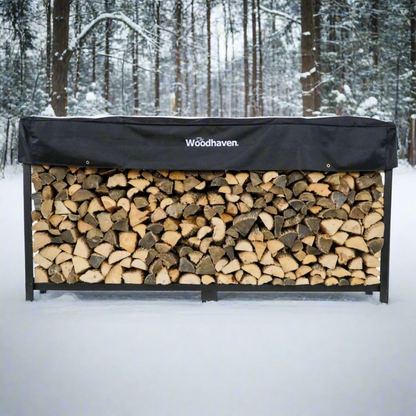 The Woodhaven 10ft Firewood Rack
