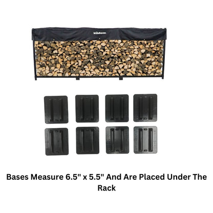 The Woodhaven 12ft Firewood Rack