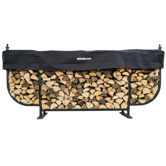 The Woodhaven 9ft Courtyard Firewood Rack