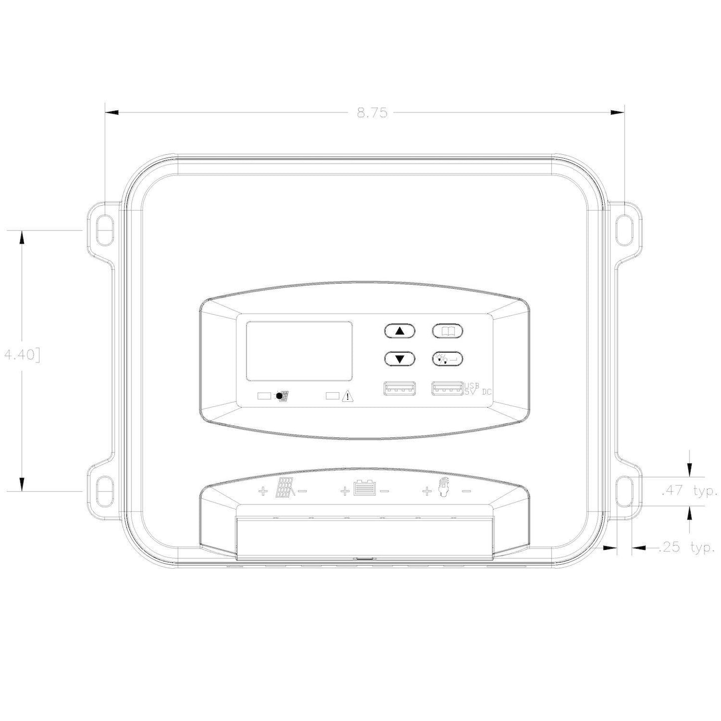 30 AMP, 24V/12V MPPT Solar Charge Controller