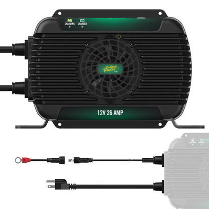 PowerPlus 12V 26 AMP Single Output Battery Charger and Maintainer