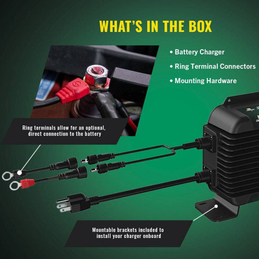 PowerPlus 12V 26 AMP Single Output Battery Charger and Maintainer