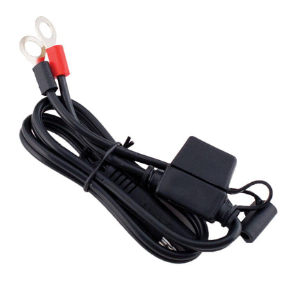 Ring Terminal Cable and USB Adapter Combo with Quick Disconnect