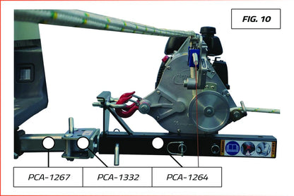 Portable Winch 12"-Long Square Tubing