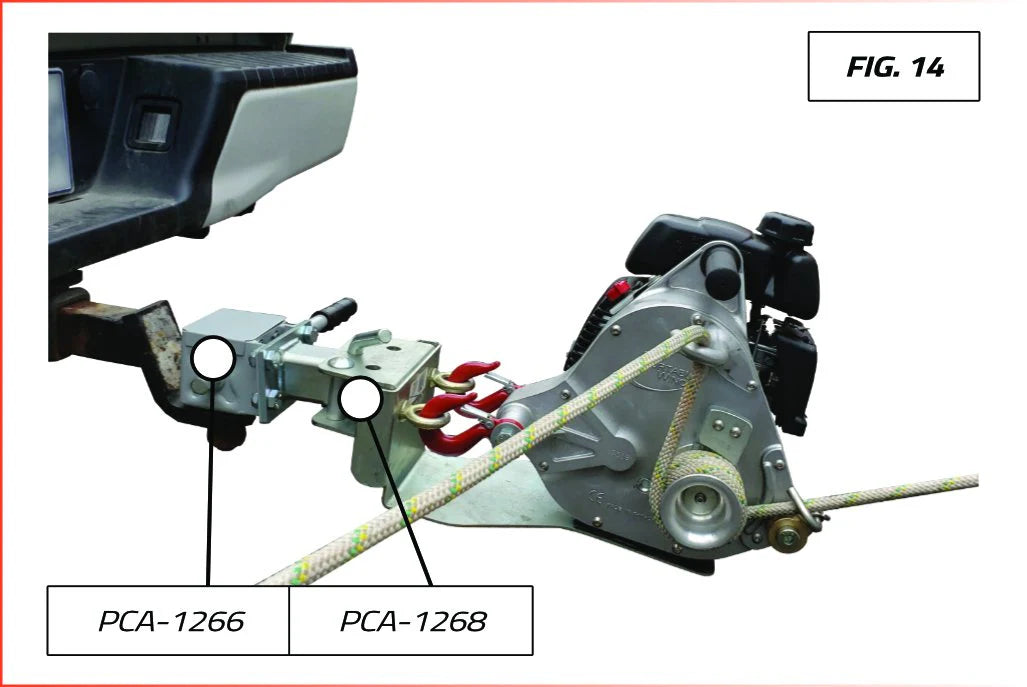 Portable Winch PCA-1268 Winch Support Plate