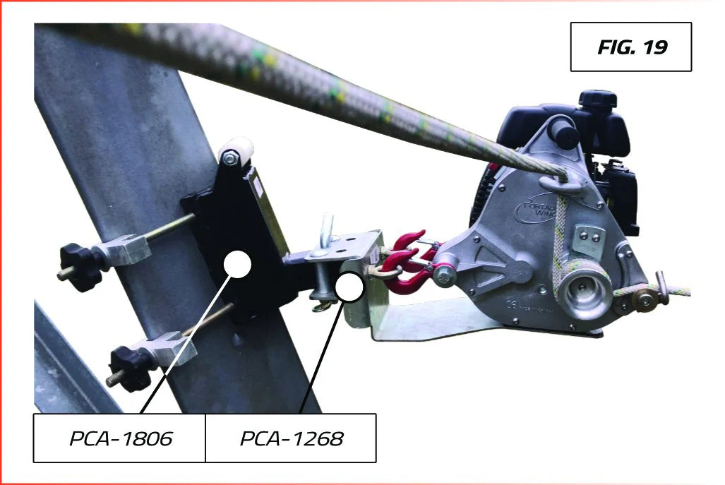 Portable Winch PCA-1268 Winch Support Plate
