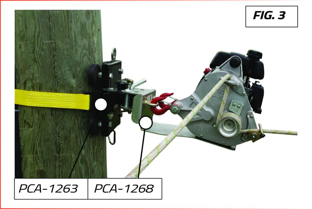 Portable Winch PCA-1268 Winch Support Plate