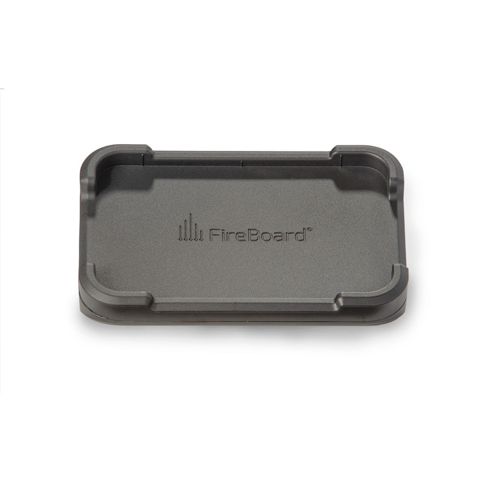 FireBoard 2 magnetic base with molded retaining corners and FireBoard logo