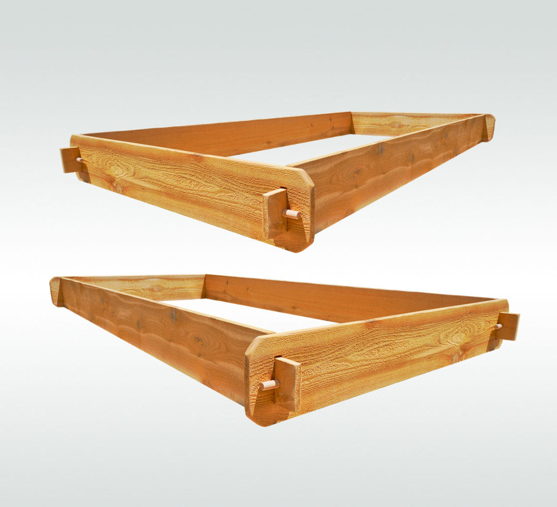 Timberlane Gardens Raised Garden Bed Kit Set (Two 3x6) Western Red Cedar