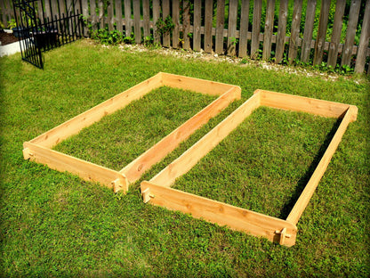 Timberlane Gardens Raised Garden Bed Kit Set (Two 3x6) Western Red Cedar