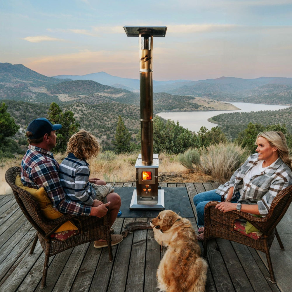Lil’ Timber Wood Pellet Patio Heater