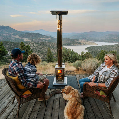 Lil’ Timber Wood Pellet Patio Heater