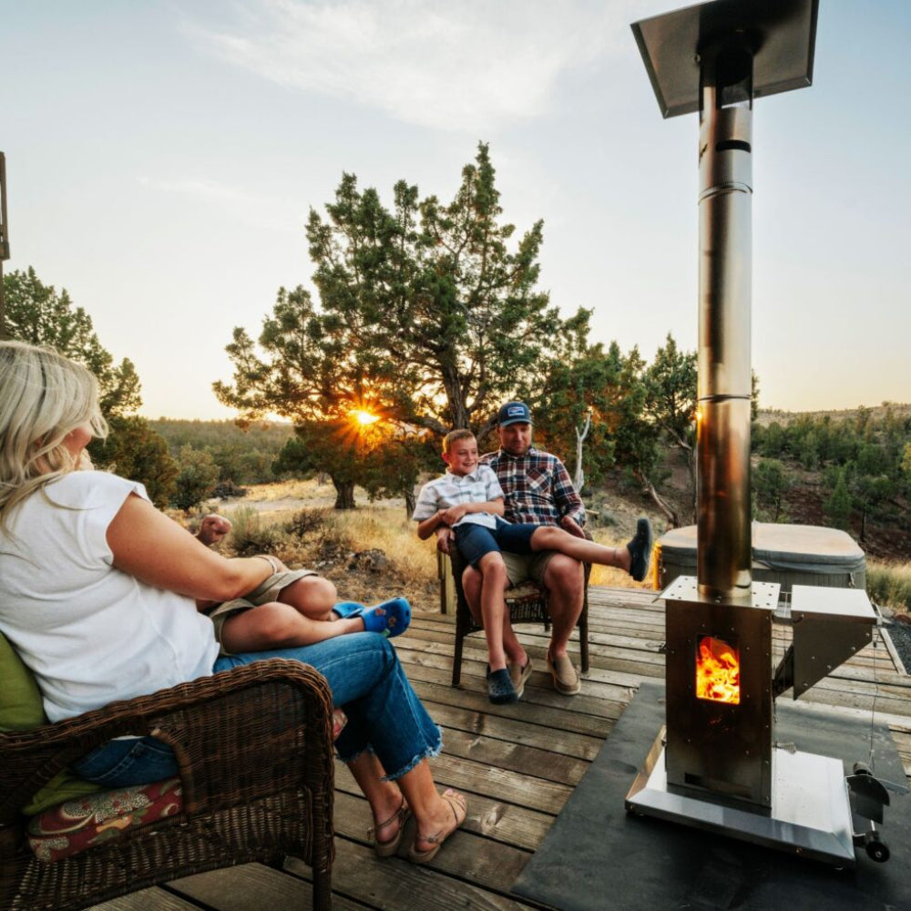 Lil’ Timber Wood Pellet Patio Heater