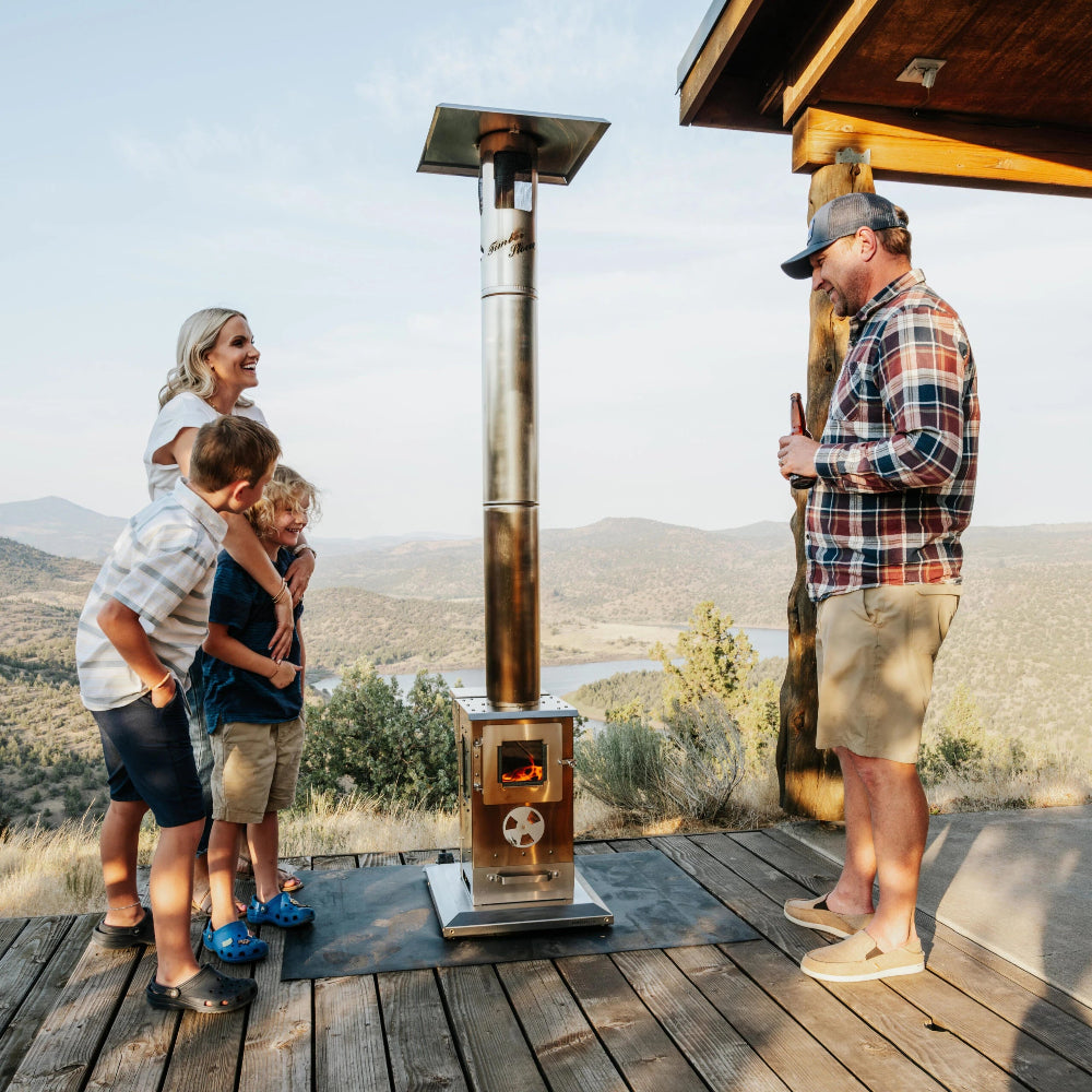 Lil’ Timber Wood Pellet Patio Heater