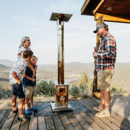 Lil’ Timber Wood Pellet Patio Heater