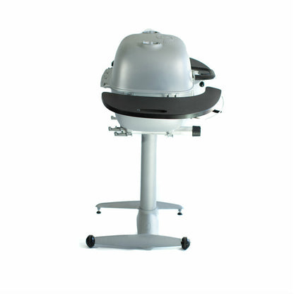 PK 360 Charcoal Grill, Silver w / Black Shelves