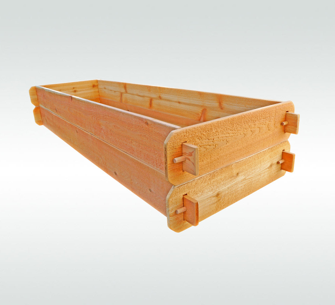 Timberlane Gardens Raised Garden Bed Kit Double Deep (Two 2x6) Select Cedar