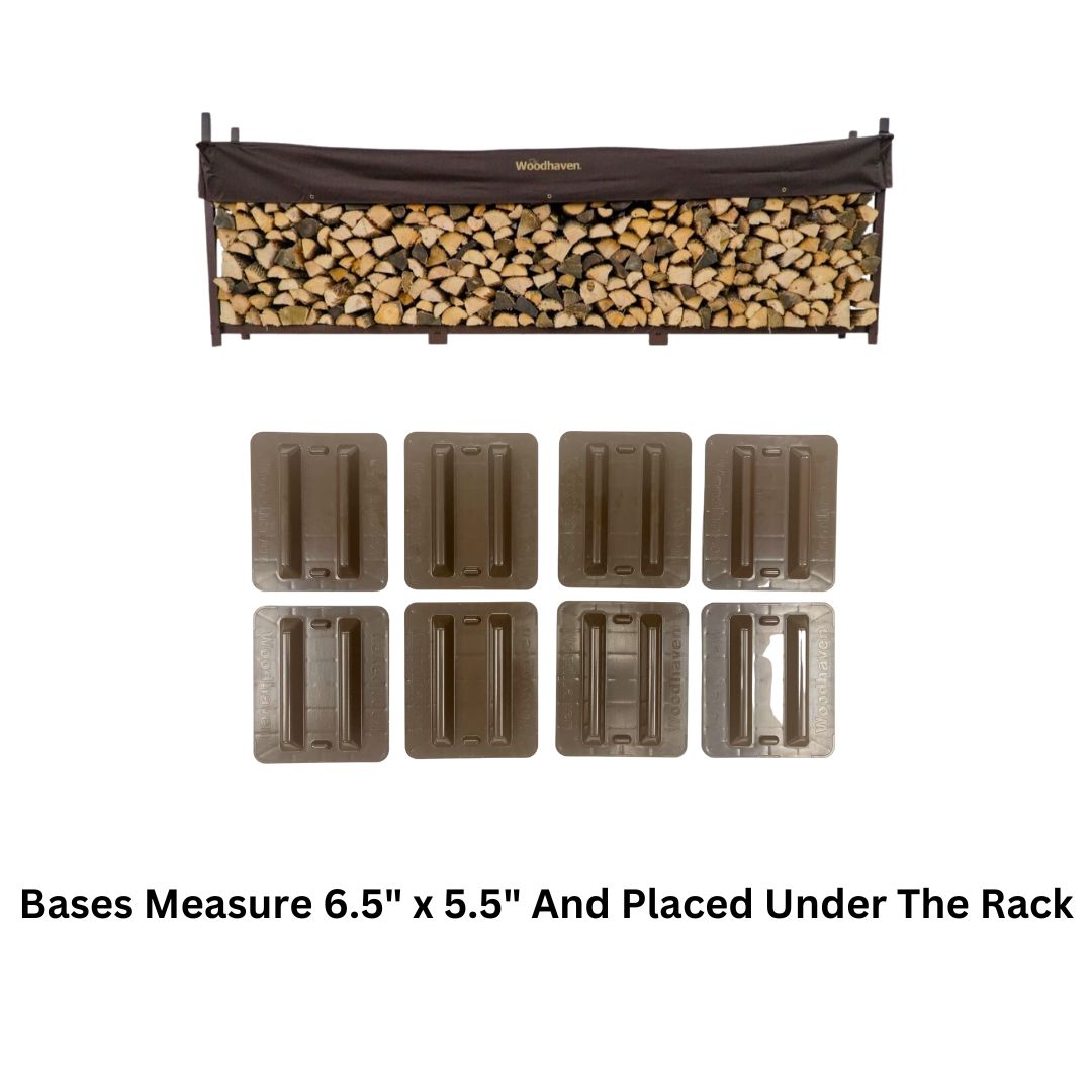 The Woodhaven 12ft Firewood Rack