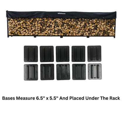 The Woodhaven 16ft Firewood Rack